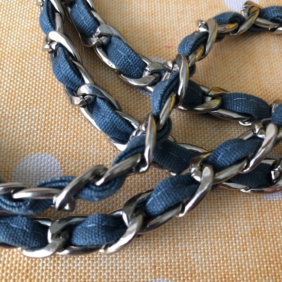 Inc Straw Circle Crossbody Blue Bag - Picture 6 of 6